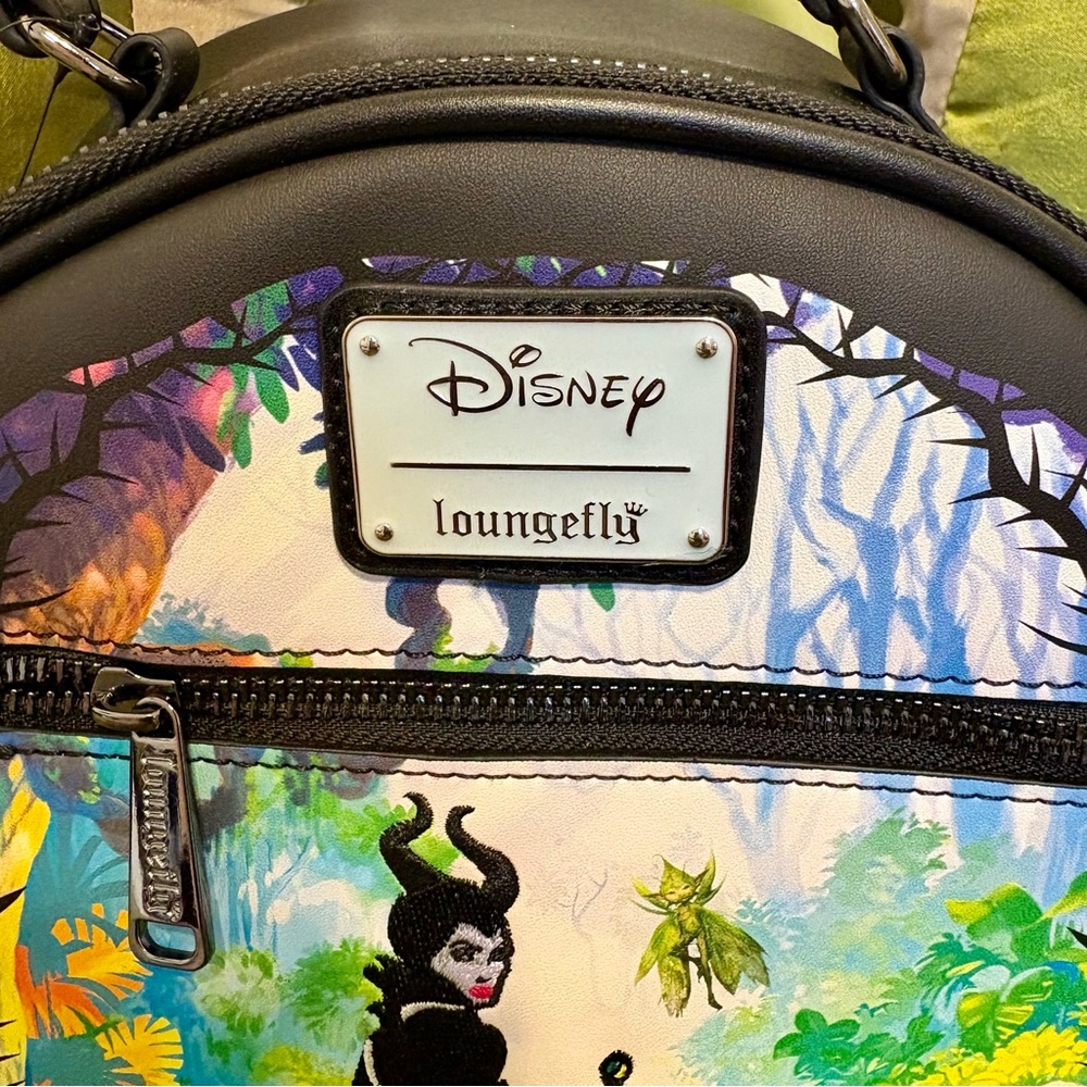 Disney Loungefly Villains Maleficent Forest Scene Mini Backpack - Picture 9 of 9